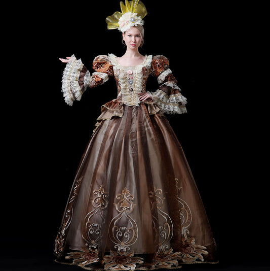 18th Century Rococo Dress Gothic Victorian Period Party Dress Theater Women Costumes