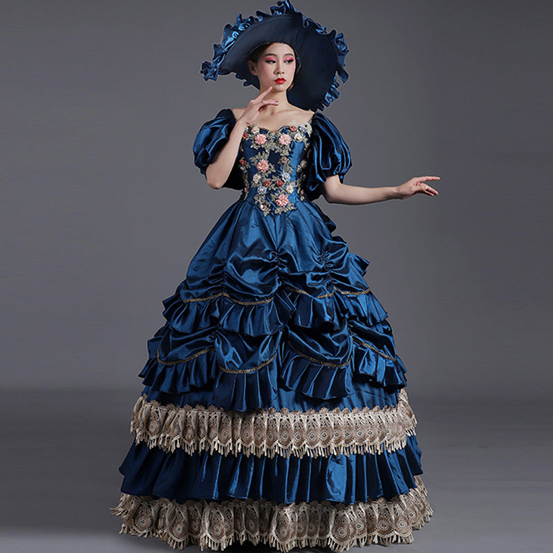 Southern Belle Princess Masquerade Gown Marie Antoinette Dress