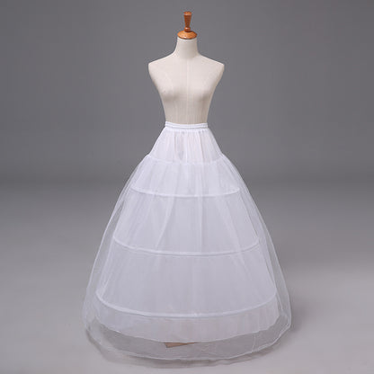3-Hoop 1-Layer Ball Gown Crinoline Petticoat/Underskirt/Slip Bridesmaid/Wedding Dress