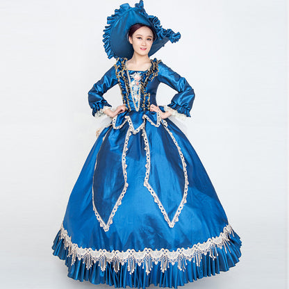 Blue 18th Century Rococo Baroque Marie Antoinette Dresses