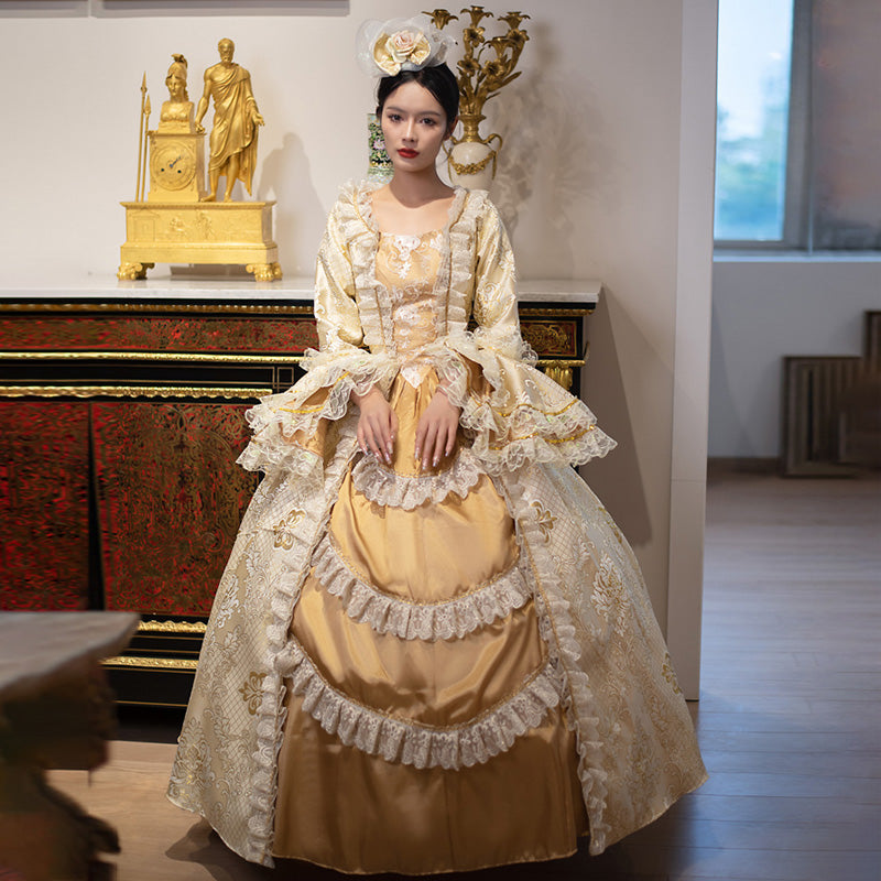 Women's Victorian Rococo Dress Inspiration Maiden Costume