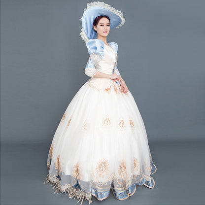 Champagne Rococo Southern Belle Dresses Vintage Photography Theatre Costumes