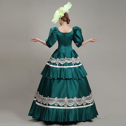Renaissance Fairy Princess Dress Colonial Ball Gown Period Dress Theatrical Costume