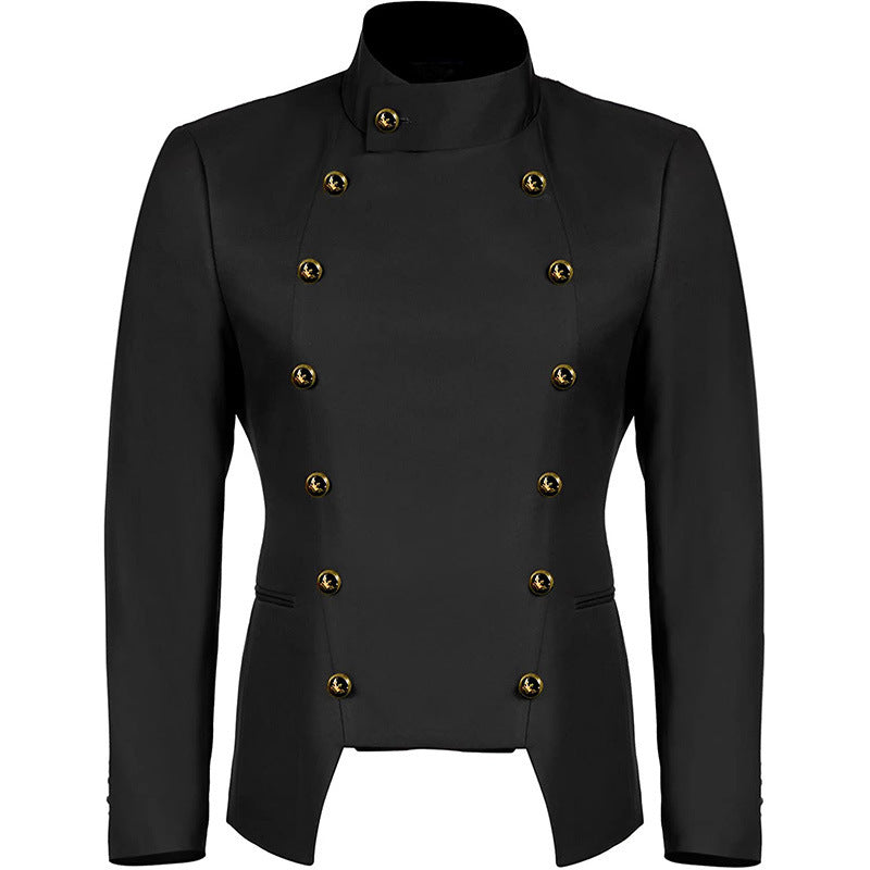 Regency Gothic Tuxedo Fashion Vintage Medieval Men's Jacket Outfit