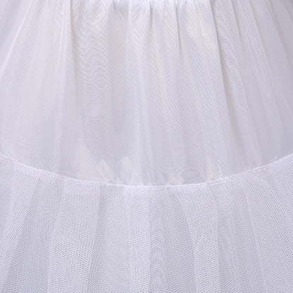 3-Hoop 1-Layer Ball Gown Crinoline Petticoat/Underskirt/Slip Bridesmaid/Wedding Dress