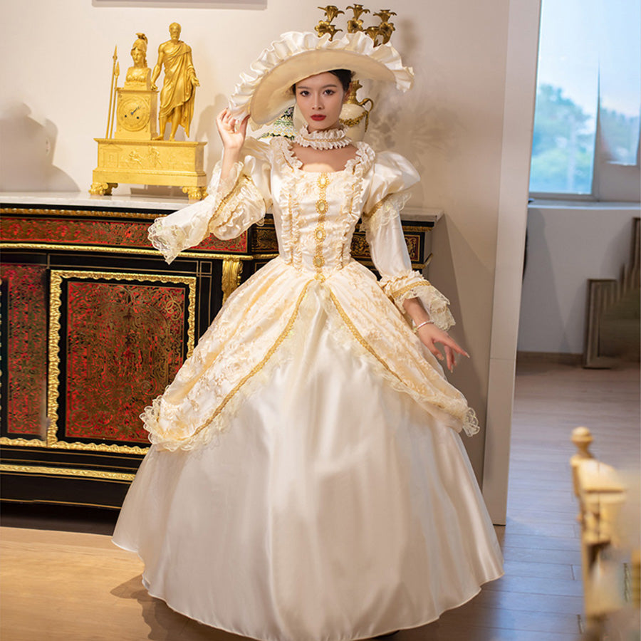 Women Victorian Ball Gown Dress Queen Southern Belle Rococo Halloween Masquerade Dresses