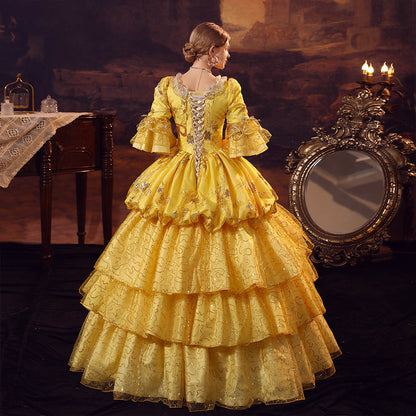 18th Century Inspired Masquerade Ball Gown Historical Period Dress Theater Costume