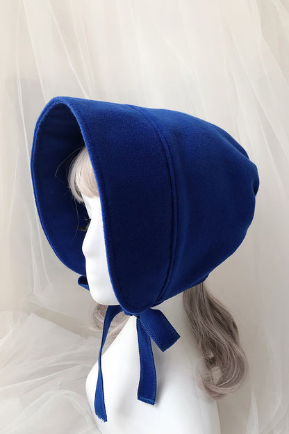 Women's Pilgrim Victorian Medieval Bonnet Oversized Maid Cosplay Hat