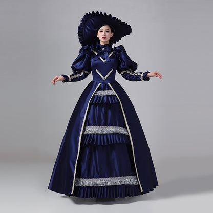 Champagne Blue 18th Century Rococo Baroque Masquerade Dresses