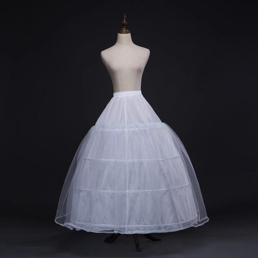 Bridal Bride Petticoats Four Hoop Rims A Layer Of Hard Gauze With Inner Lining Panniers