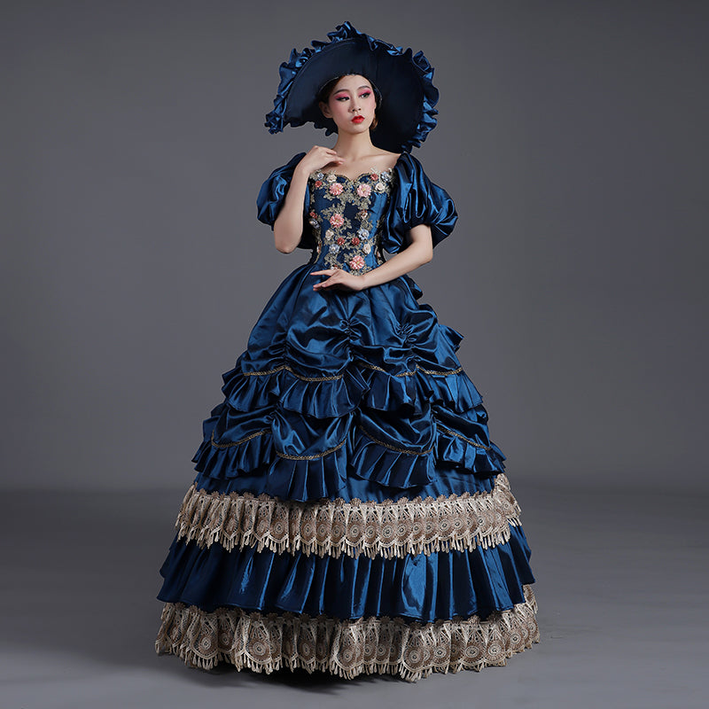 Southern Belle Princess Masquerade Gown Marie Antoinette Dress