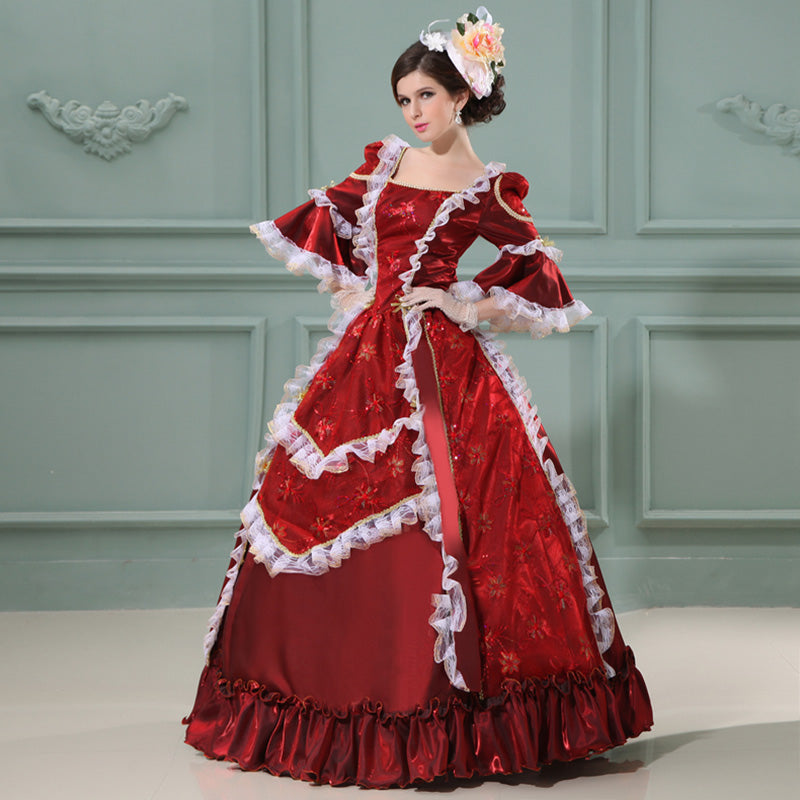 Historical Era Prom Dresses Renaissance Masquerade Costume