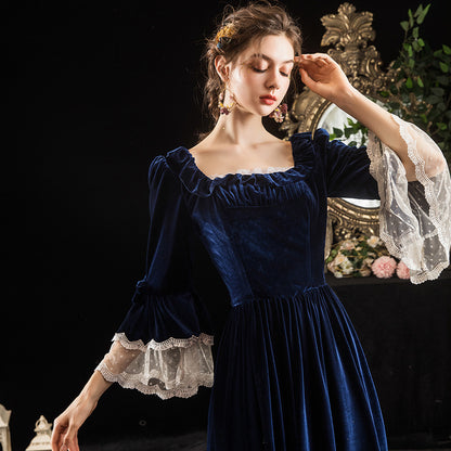 Velvet Queen Casual Dresses 18th Century Theater Costume