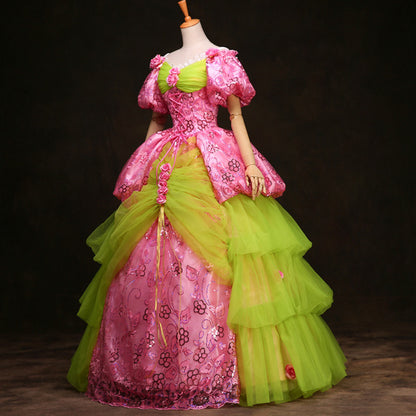 17th 18th European Court Baroque Rococo Ball Gown Wedding Party Dress