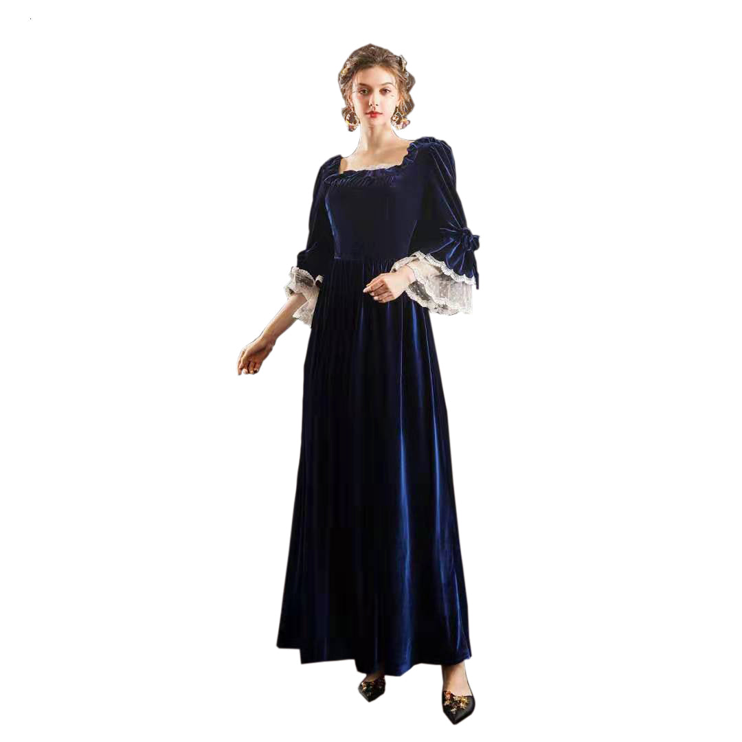 Velvet Queen Casual Dresses 18th Century Theater Costume